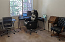 Premium leather ergonomic office chair comparison in modern home office