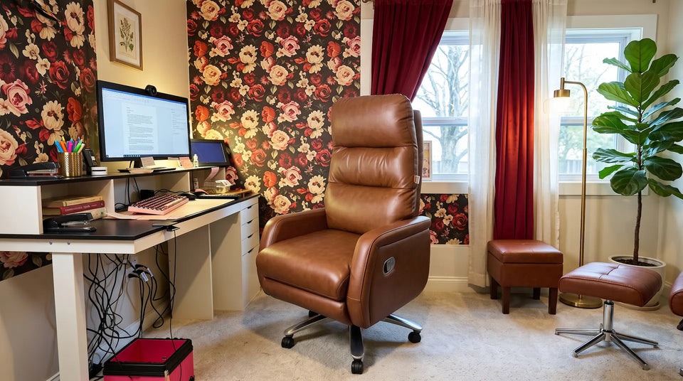 Full-grain vs top-grain leather executive office chairs